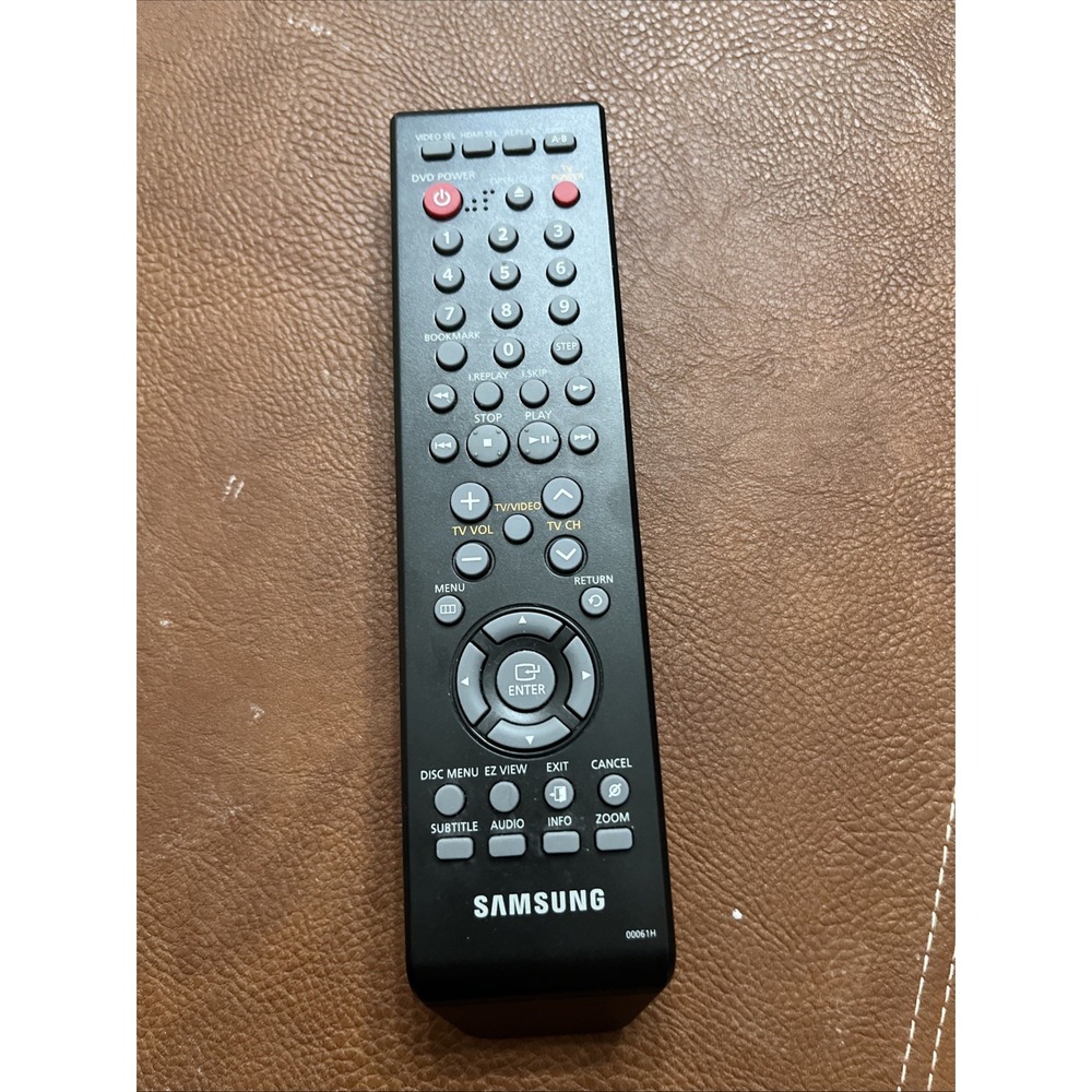 Samsung AK59-00084J Remote Control for DVD-1080P8, DVD-1080P9, VCR Player Tested